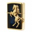 Bật lửa Zippo chính hãng mặt xanh mạ vàng khắc nổi