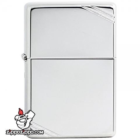 Bật Lửa Zippo 1937 Mạ Chrome Trơn Bóng - SKU 260 – Zippo Vintage High Polished Chrome