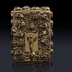 Bật lửa Zippo chính hãng Skeleton Gold Angel Wings - Mã SP: ZPC0086