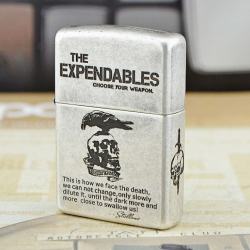 Bật lửa Zippo Chính Hãng The Expendables Mạ Antique Silver - Mã SP: ZPC2917