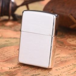 Zippo 27 - Bật lửa Zippo chính hãng USA bạc nguyên khối hoa văn xước vỏ dày - Mã SP: ZPC0299