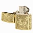 Bật lửa Zippo chính hãng vàng cổ khắc phượng múa