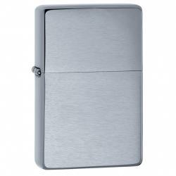 Bật Lửa Zippo 1937 mạ Chrome trắng xước - SKU 230.25 – Zippo Vintage Brushed Chrome (No slashes) - Mã SP: ZPC1754