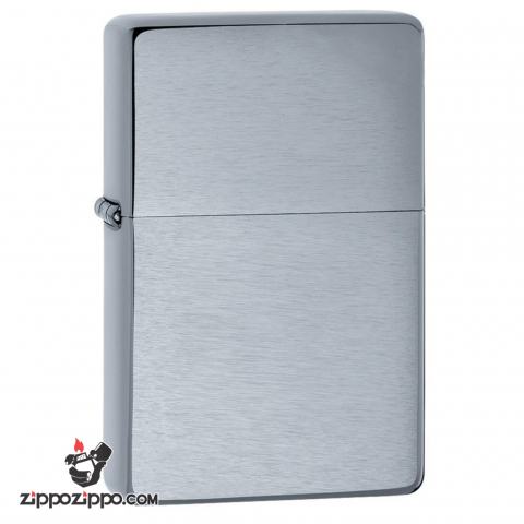 Bật Lửa Zippo 1937 mạ Chrome trắng xước - SKU 230.25 – Zippo Vintage Brushed Chrome (No slashes)