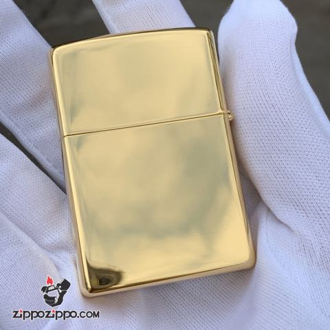 Bật Lửa Zippo Chính Hãng Xuất Nhật Khắc  La Bàn Khảm Trai Màu Vàng