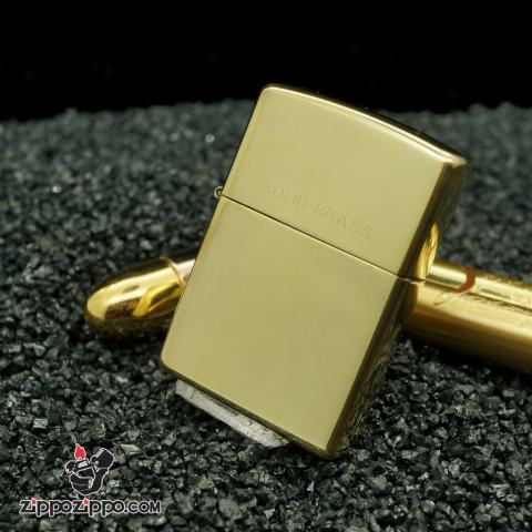 Bật lửa Zippo Cổ khắc Soild Brass Sản xuất năm 1997