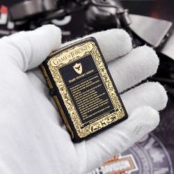 Bật Lửa Zippo Đen Nhám Khắc Game Of Thrones - Mã SP: ZPC2949