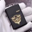 Bật Lửa Zippo Đen Nhám Khắc Huy Hiệu Ma Tốc Độ