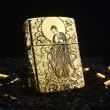Bật lửa Zippo Đồng Khắc Đức Phật Vân Mây Bao Quanh Bản Armor