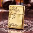 Bật Lửa Zippo đồng Khắc Hình Cây Tình Yêu Cùng Lời Thề Bên Nhau Bản Amor
