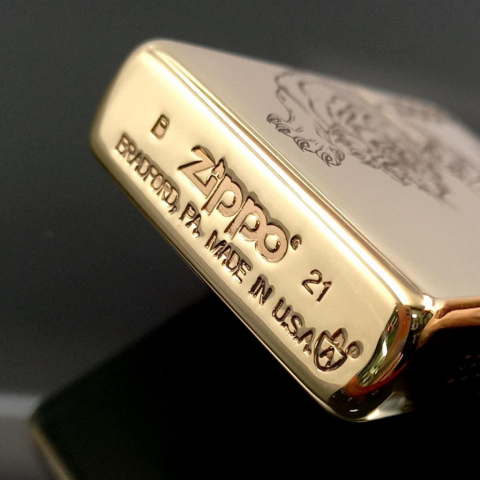 Zippo Đồng Khắc Chúa Tể Sơn Lâm Bản Giới Hạn Armor