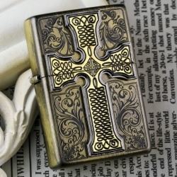 Bật lửa Zippo Đồng khắc họa tiết Keliduosi CREDOS - Mã SP: ZPC0435