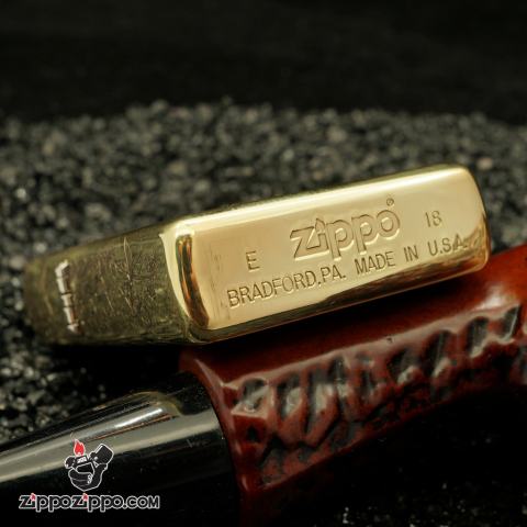 Bật Lửa Zippo Đồng Khắc Nữ Chiến Binh Samurai