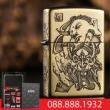 Bật lửa Zippo đồng khắc Phật và Quỷ