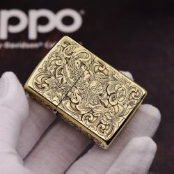 Bật Lửa Zippo Đồng Nguyên Khắc Tỳ Hưu Armor - Mã SP: ZPC2369-169