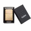 Bật Lửa Zippo Đồng Xước Xương Cá- SKU 29830 – Zippo Regular Herringbone Sweep Brass