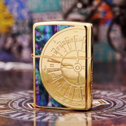 Bật Lửa Zippo Giới Hạn Dát Mục Phi Tiêu May Mắn Mạ Vàng - Mã SP: ZPC2559