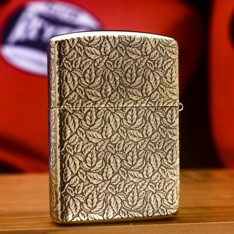Bật Lửa Zippo Hình Khắc Bàn Tay Phật Cầm Sen Bản Armor
