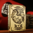 Bật Lửa Zippo Hình Khắc Kì Lân  Unicon Bản Vỏ Dầy  ARMOR