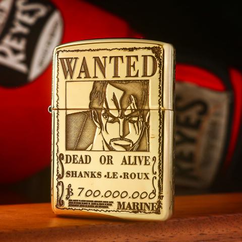 Bật Lửa Zippo HÌNH KHẮC SHANKS TÓC ĐỎ ARMOR