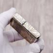 Bật Lửa Zippo Khắc Chữ Thập Và Kinh Thánh Màu Bạc Bản Ốp Nổi