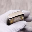 Bật Lửa Zippo Khắc Chữ Thập Và Kinh Thánh Màu Bạc Bản Ốp Nổi