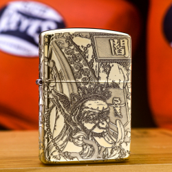 Bật Lửa Zippo Khắc Hắc Bạch Vô Thường Bản Armor - Mã SP: ZPC3305-169