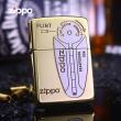 Bật Lửa Zippo Khắc Hai Màu Dấu Niêm Phong Nổ & Hộp Đá Lửa