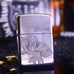 Bật Lửa Zippo Khắc Hình Người Nhện Bản Armor - Mã SP: ZPC2648