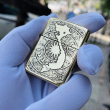 Bật Lửa Zippo Khăc Họa Tiết Trống Đồng Việt Nam bản armor