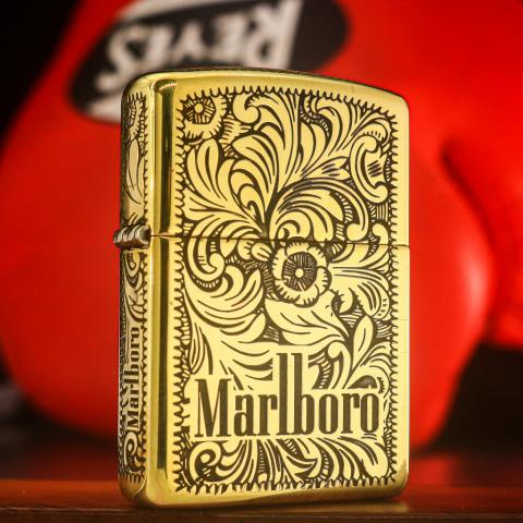 Bật Lửa Zippo Khắc Hoa Văn Zippo Marlboro