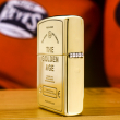 Bật lửa zippo khắc lứa tuổi vàng bản đồng bóng - zippo the gorlden age