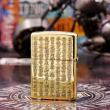 Bật lửa Zippo khắc nổi Tâm kinh đồng bóng bản Amor