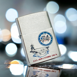 BẬT LỬA Zippo Khắc Tàu chiến U.S.S JOHN C STENNIS CVN-74 - Mã SP: ZPC4054-200
