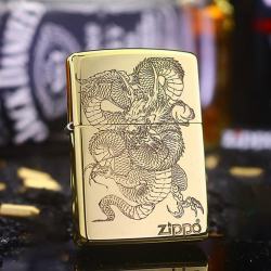 Bật Lửa Zippo Khắc Thủ Thiên Cung Long - Mã SP: ZPC2274