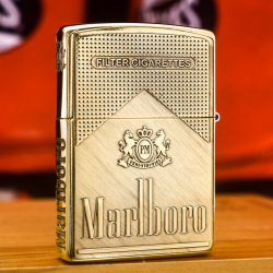 Bật Lửa Zippo Khắc Thương Hiệu Marlboro - Mã SP:  ZPC4002