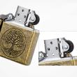 Bật Lửa Zippo Mạ Antique Brass Khắc Cây Sự Sống - SKU 29149