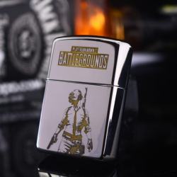 Bật Lửa Zippo Mạ Chrome Khắc Hình  Battleegrounos - Mã SP: ZPC2816