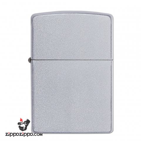 Bật Lửa Zippo Mạ Chrome Ánh Satin - SKU 205 – Zippo Satin Chrome