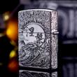 Bật lửa Zippo Phiên Bản Bạc Nguyên Khối Chạm Khắc Chim Phượng Hoàng