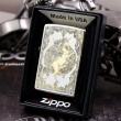 Bật Lửa Zippo Phiên Bản Hàn Quốc Khắc Họa Tiết Kỳ Lân Bản Chrome