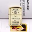 Bật Lửa Zippo Replica 1941 Chạm Khắc Gương Vàng