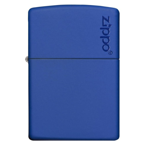 Bật Lửa Zippo Sơn Màu Xanh Hoàng Gia - Logo Zippo SKU 229ZL