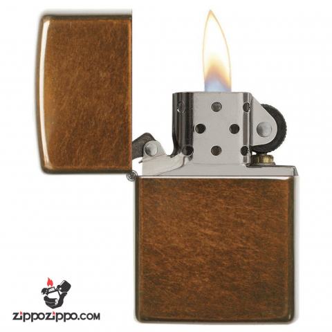 Bật Lửa Zippo Sơn Màu Nâu Kẹo Bơ - SKU 21184 – Zippo Toffee