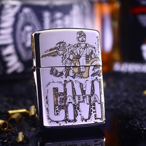 Bật Zippo Khắc Đội Trưởng America
