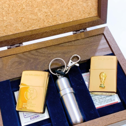 Sét Bật Lửa Zippo Chào Mừng Fifa World Cup 2002 Sản Xuất năm 1999-2000 - Mã SP: ZPC04039