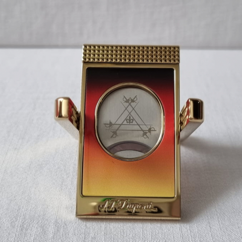 S.T. Dupont Cigar Cutter & Stand, Montecristo Design