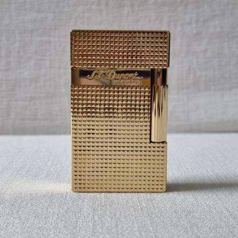 S.T Dupont Ligne2 Diamond Head Gold Plated 016284