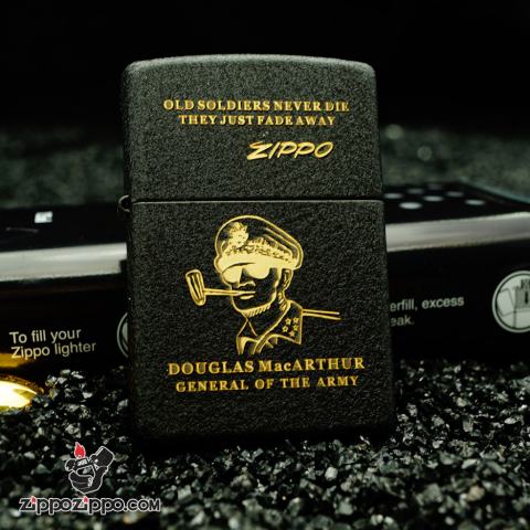 Zippo 236 Đen Nhám Khắc Lính Thủy Quân
