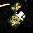 Zippo 236 Đen Nhám Khắc RỒNG
